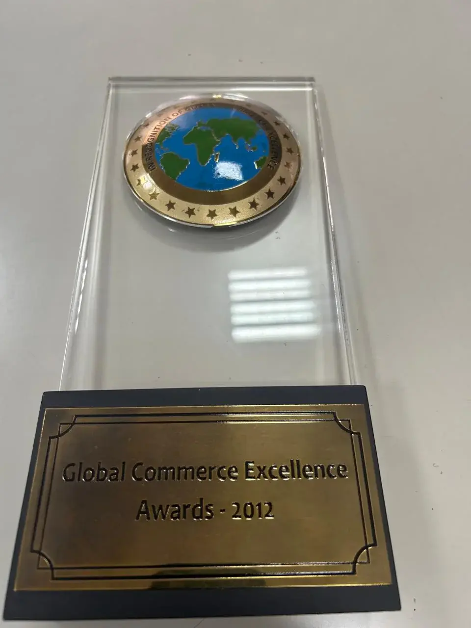 Global Commerce Excellence certificate
