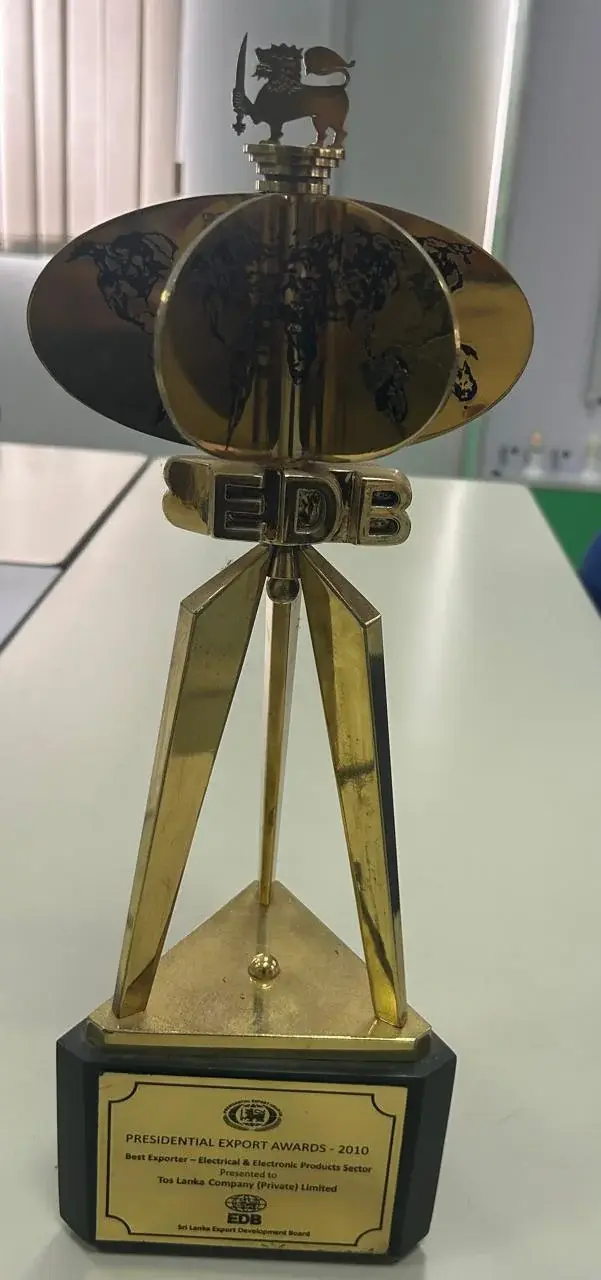 Presidential Export Award certificate