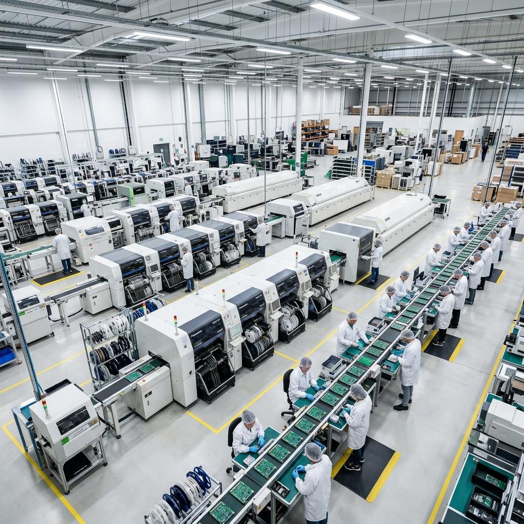 Aerial view of TOS Lanka's state-of-the-art manufacturing facility in Biyagama Export Processing Zone, Sri Lanka