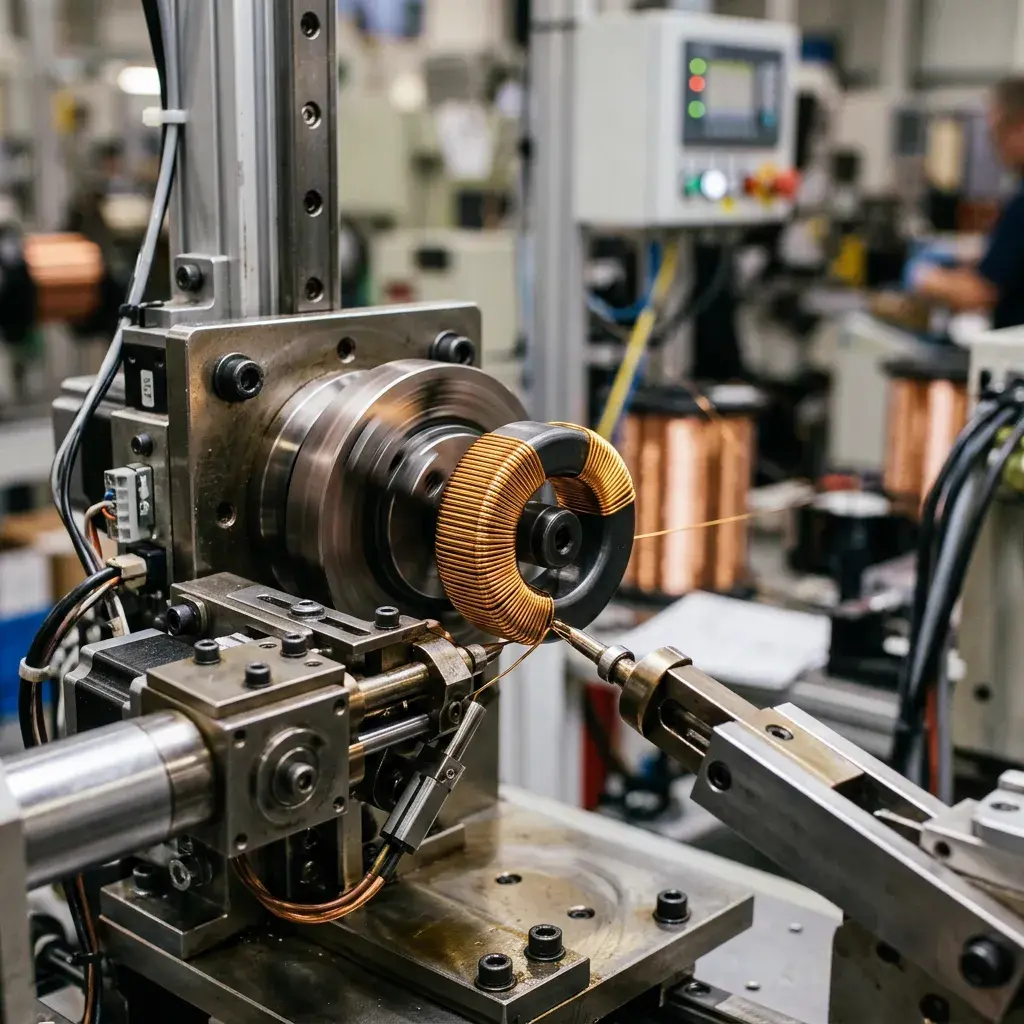 Coil Winding & Inductive Component Assembly for Industrial Applications