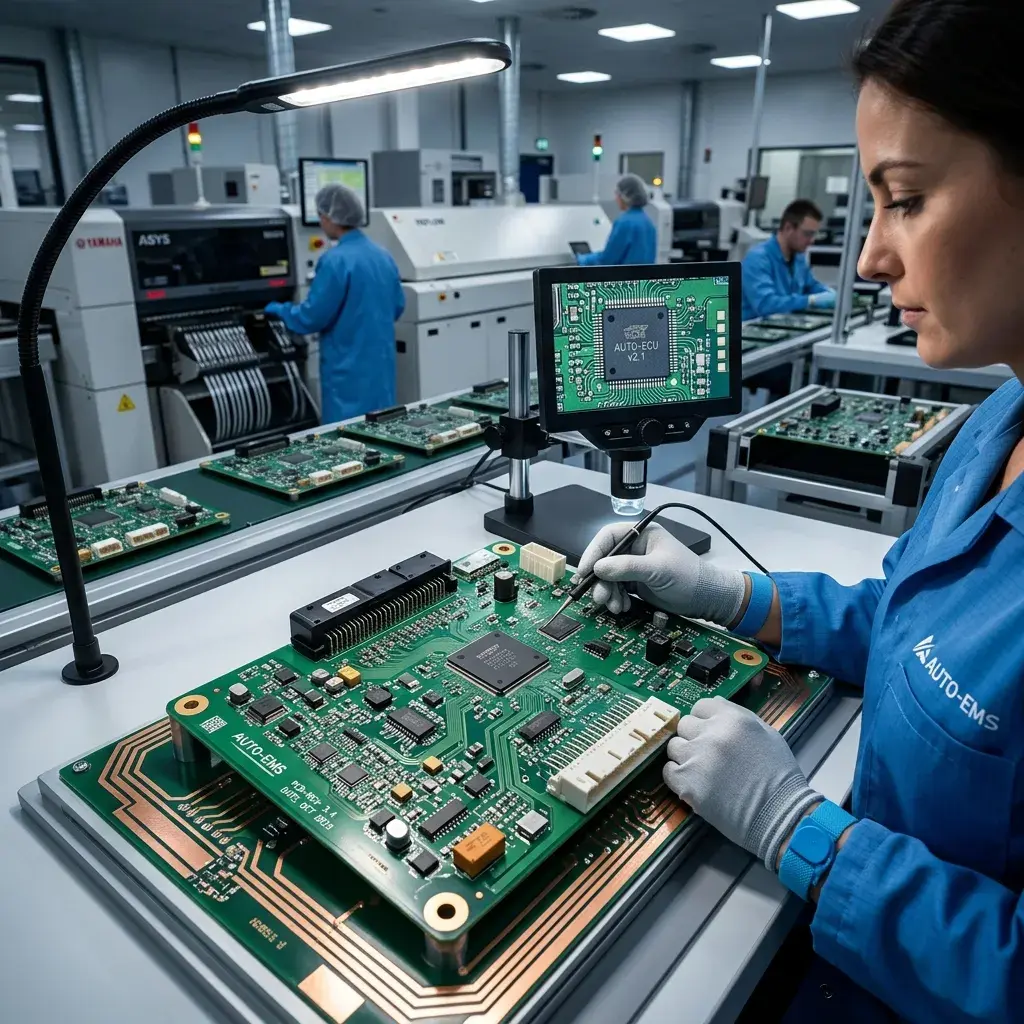 Advanced automotive electronic assembly - TOS Lanka