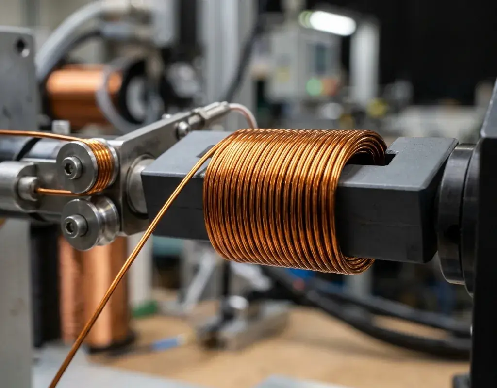 Inductive Component Assemblies — precision electronic manufacturing at TOS Lanka's facility in Sri Lanka