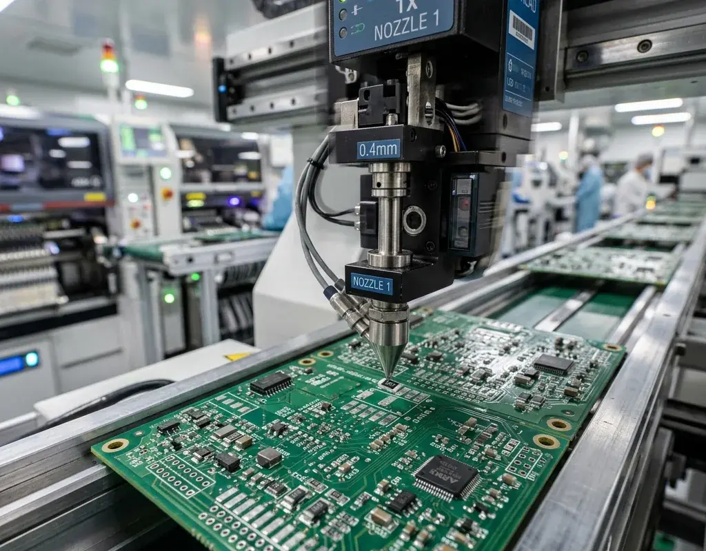 Surface Mount Technology (SMT) — precision electronic manufacturing at TOS Lanka's facility in Sri Lanka