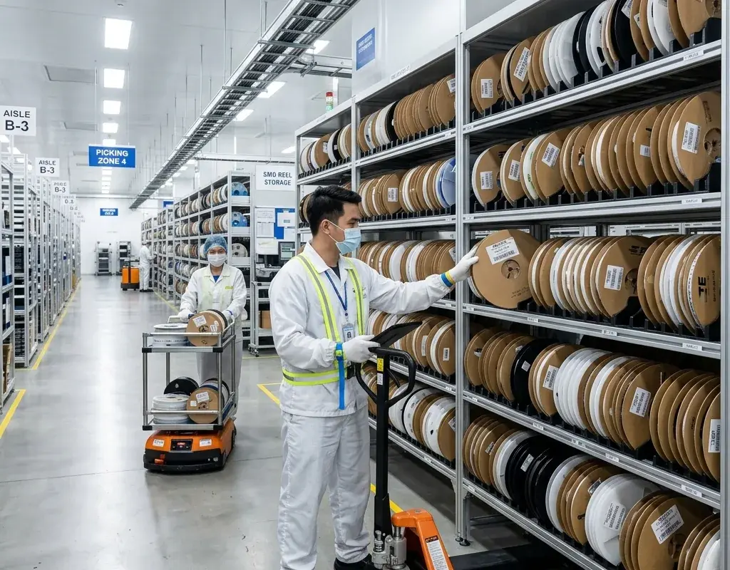 Supply Chain Network — precision electronic manufacturing at TOS Lanka's facility in Sri Lanka